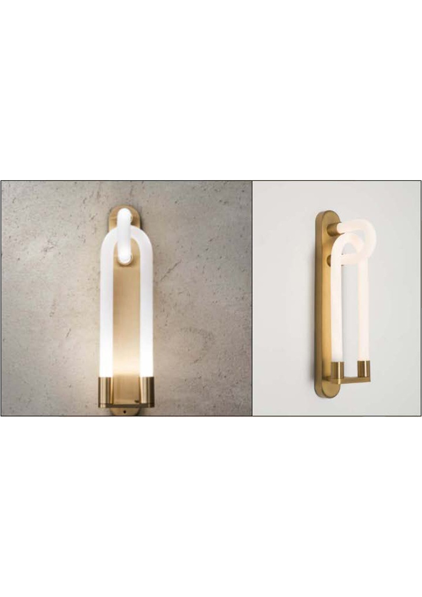 Beyond Lights - Brass Wall Sconce- GL